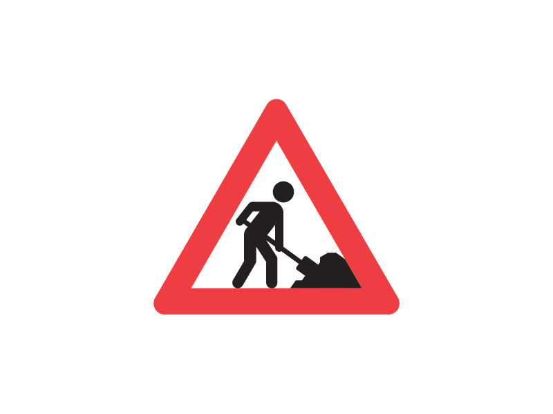 Færdselstavlen A39 betyder "Vejarbejde". Den advarer trafikanter om, at der er vejarbejde forude, og at man derfor skal nedsætte hastigheden, udvise særligt hensyn og være opmærksom på potentielle farer for både bilister og vejarbejdere.