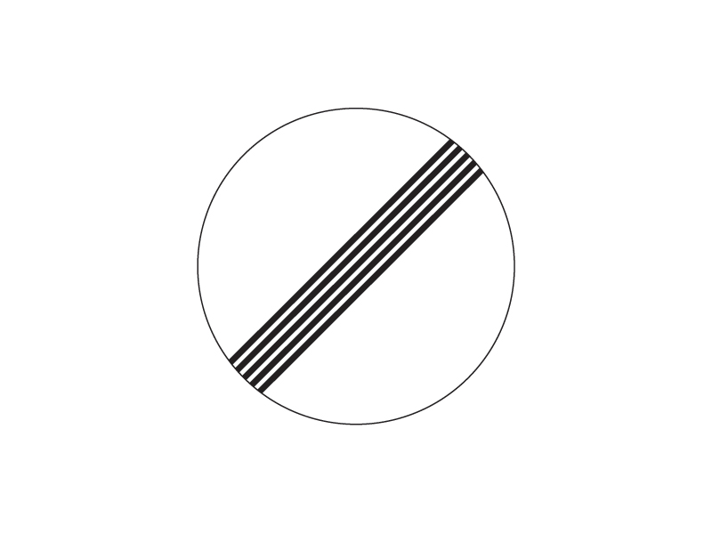 Færdselstavle C59 betyder "Ophør af forbud" og bruges til at angive, at et tidligere forbud, såsom en lokal hastighedsbegrænsning eller et overhalingsforbud, ikke længere er gældende. Det er dog vigtigt at bemærke, at C59 ikke ophæver et generelt standsnings- eller parkeringsforbud.