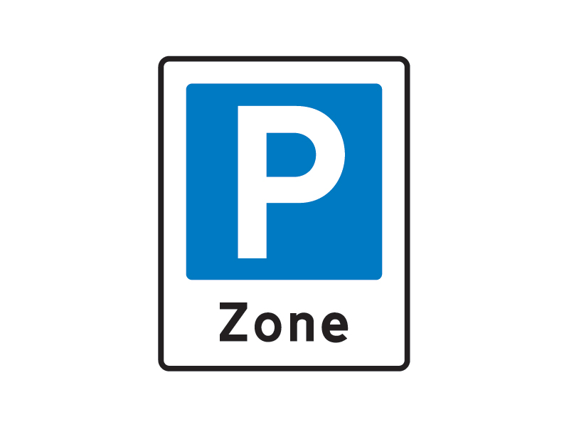 Færdselstavlen E68.3 er en zonetavle (en type oplysningstavle) og har betydningen: "Zone med parkering" (eller "Parkeringszone"). år du kører ind i zonen, gælder de særlige parkeringsbestemmelser, der er anført på tavlen (eller på undertavler), for hele området/zonen.