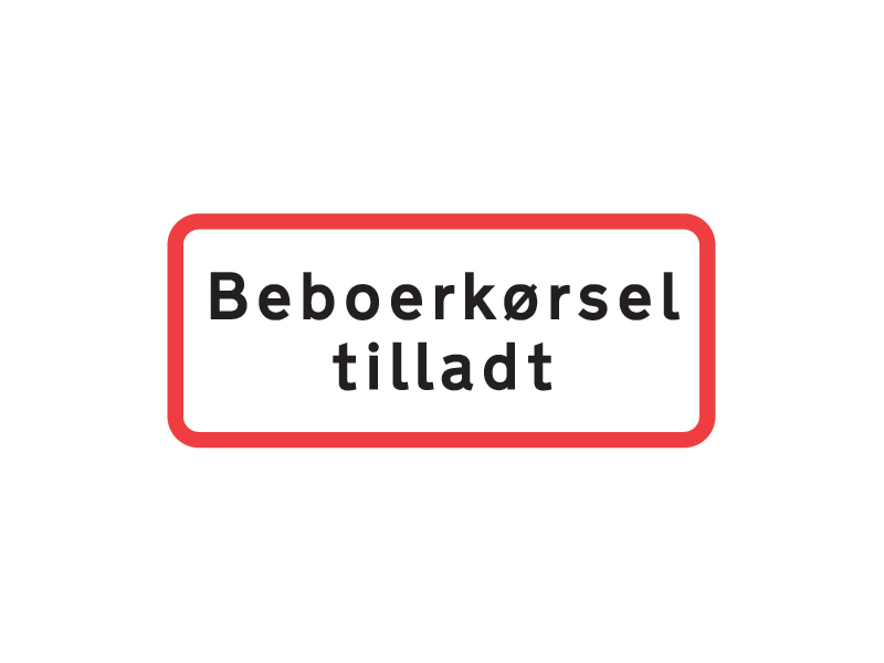 Uc20_6 - Beboerkørsel tilladt.