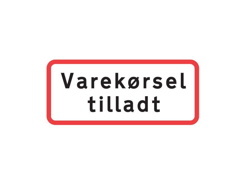 Uc20_7 - Varekørsel tilladt.