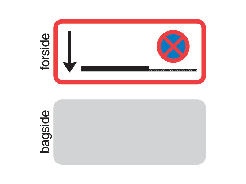 Uc60_5_3 - Standsning på rabat forbudt.