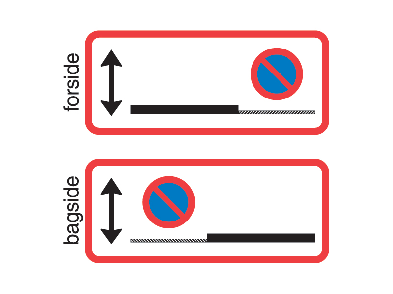 Uc60_6_1 - Parkering på rabat forbudt.