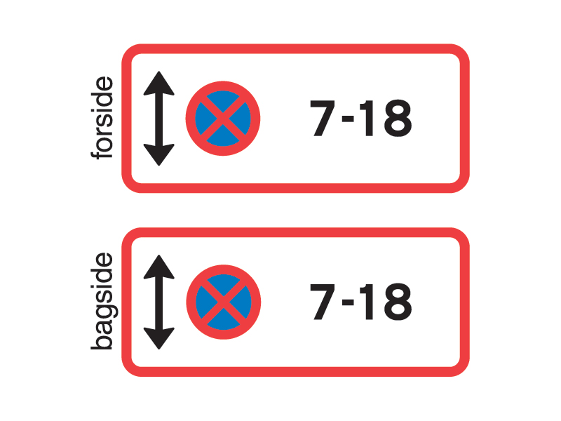 Uc61_1 - Standsning forbudt.